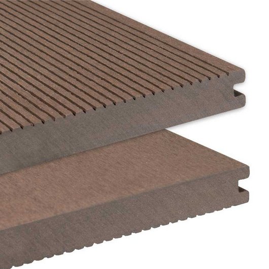 Angebote Holz Fey HQ Terrassendiele BPC Miru dunkelbraun 