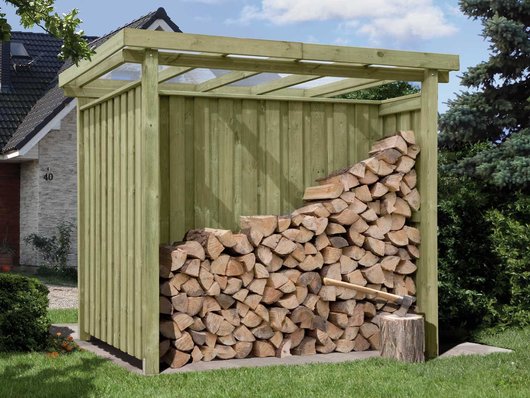 Gartenhaus für Ihren Feuerholz