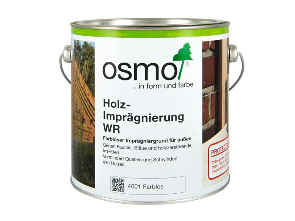 Holz-Imprägnierung WR von Osmo - optimal geeignet als Grundierung für Ölbasierte Farben