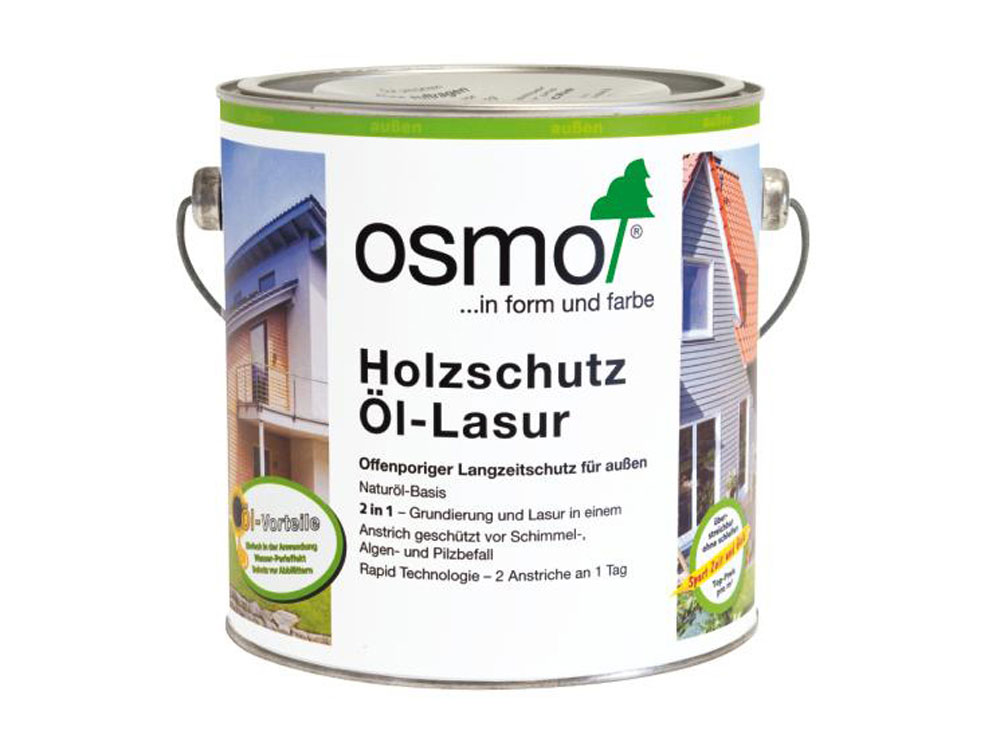 Holzschutz Öl-Lasur und Effekt-Lasur zur Grundierung - Osmo